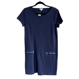NWT Gap Women’s Navy Cotton Shift Dress size Small